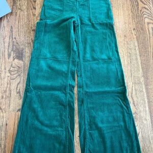 Rachel Antonoff Teal Corduroy Pants